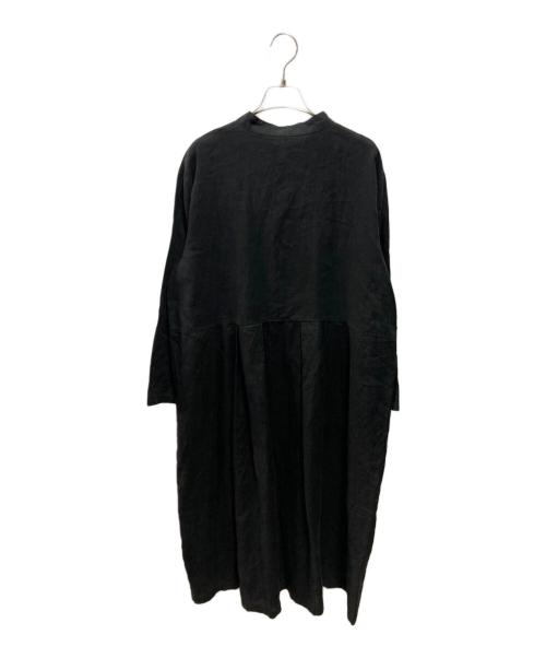 08MAB（ゼロハチマブ）08MAB (ゼロハチマブ) リネンワンピース ブラック サイズ:ＦＲＥＥの古着・服飾アイテム