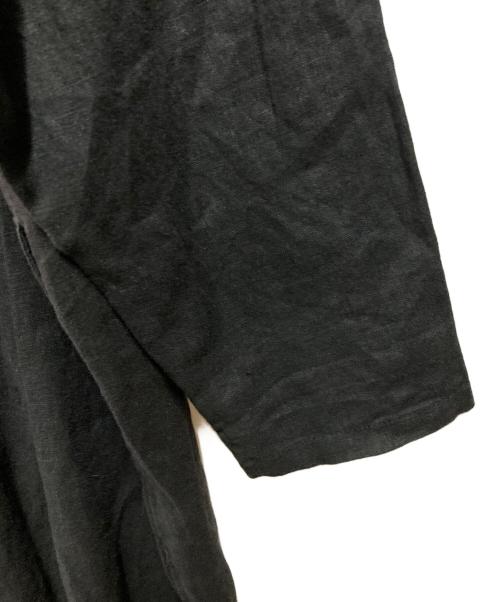 08MAB（ゼロハチマブ）08MAB (ゼロハチマブ) リネンワンピース ブラック サイズ:ＦＲＥＥの古着・服飾アイテム