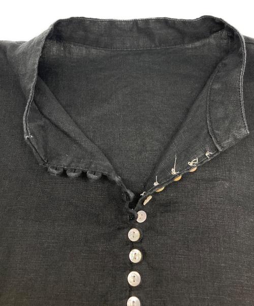 08MAB（ゼロハチマブ）08MAB (ゼロハチマブ) リネンワンピース ブラック サイズ:ＦＲＥＥの古着・服飾アイテム