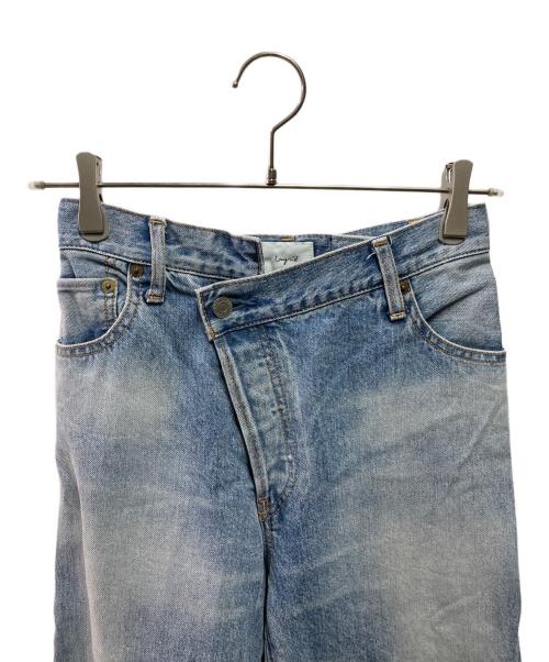 UNGRID（アングリッド）UNGRID (アングリッド) リメイクデザインルーズデニム インディゴ サイズ:23の古着・服飾アイテム
