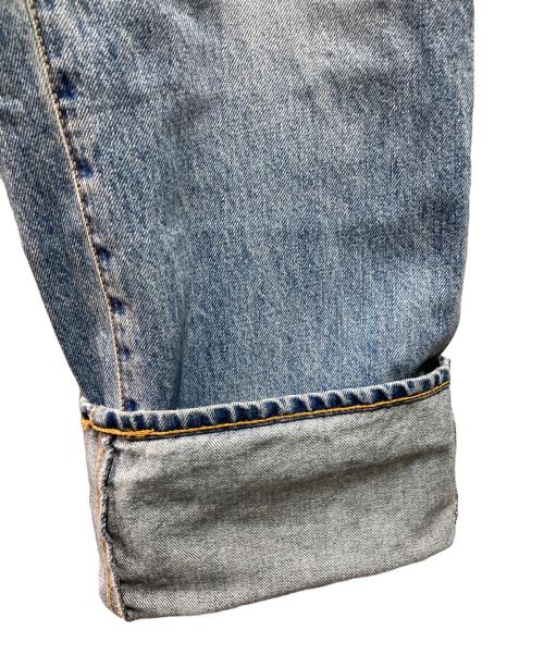 UNGRID（アングリッド）UNGRID (アングリッド) リメイクデザインルーズデニム インディゴ サイズ:23の古着・服飾アイテム