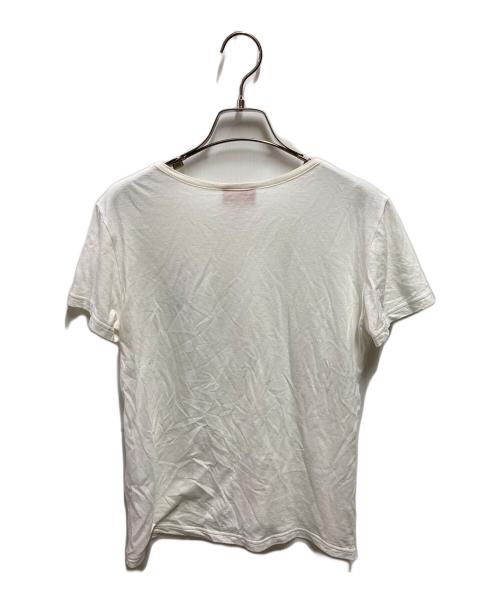 Vivienne Westwood RED LABEL（ヴィヴィアンウエストウッドレッドレーベル）Vivienne Westwood RED LABEL (ヴィヴィアンウエストウッドレッドレーベル) リボンオーブプリントTシャツ ホワイト サイズ:3の古着・服飾アイテム