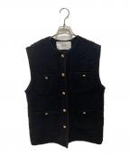 ADAWASアダワス）の古着「LOOP KNITTED VEST」｜ブラック