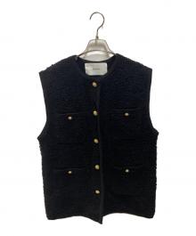 ADAWAS（アダワス）の古着「LOOP KNITTED VEST」｜ブラック
