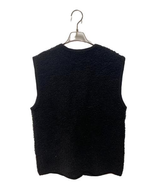 ADAWAS（アダワス）ADAWAS (アダワス) LOOP KNITTED VEST ブラック サイズ:FREEの古着・服飾アイテム