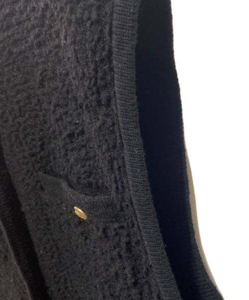 ADAWAS（アダワス）ADAWAS (アダワス) LOOP KNITTED VEST ブラック サイズ:FREEの古着・服飾アイテム