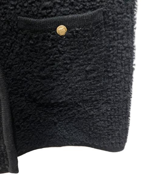 ADAWAS（アダワス）ADAWAS (アダワス) LOOP KNITTED VEST ブラック サイズ:FREEの古着・服飾アイテム