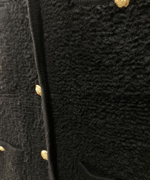 ADAWAS（アダワス）ADAWAS (アダワス) LOOP KNITTED VEST ブラック サイズ:FREEの古着・服飾アイテム