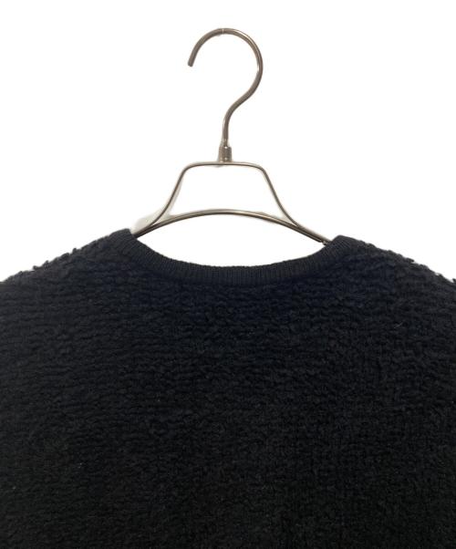 ADAWAS（アダワス）ADAWAS (アダワス) LOOP KNITTED VEST ブラック サイズ:FREEの古着・服飾アイテム