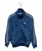 adidasアディダス）の古着「アディカラー デニム ファイヤーバード トラックトップ」｜ブルー