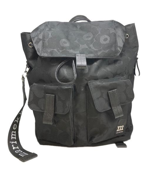 marimekko（マリメッコ）marimekko (マリメッコ) everything backpack L ブラックの古着・服飾アイテム