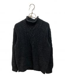 RRL（ダブルアールエル）の古着「25AW Cotton-Wool Rollneck Sweater」｜ブラック