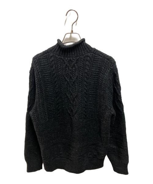 RRL（ダブルアールエル）RRL (ダブルアールエル) 25AW Cotton-Wool Rollneck Sweater ブラック サイズ:Ｓの古着・服飾アイテム
