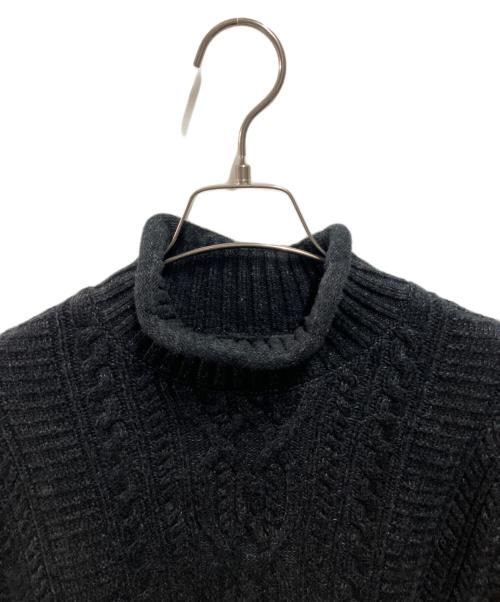 RRL（ダブルアールエル）RRL (ダブルアールエル) 25AW Cotton-Wool Rollneck Sweater ブラック サイズ:Ｓの古着・服飾アイテム