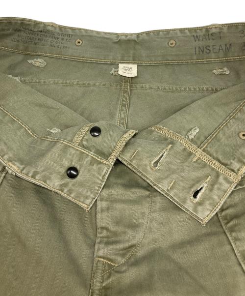 RRL（ダブルアールエル）RRL (ダブルアールエル) 24SS  Herringbone Field カーゴパンツ グリーン サイズ:30の古着・服飾アイテム