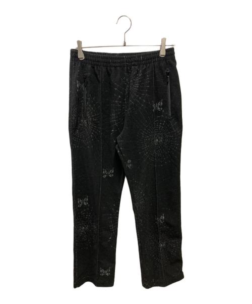 Needles（ニードルズ）Needles (ニードルズ) Track Pant Pile Jacquard Spider ブラック サイズ:Sの古着・服飾アイテム