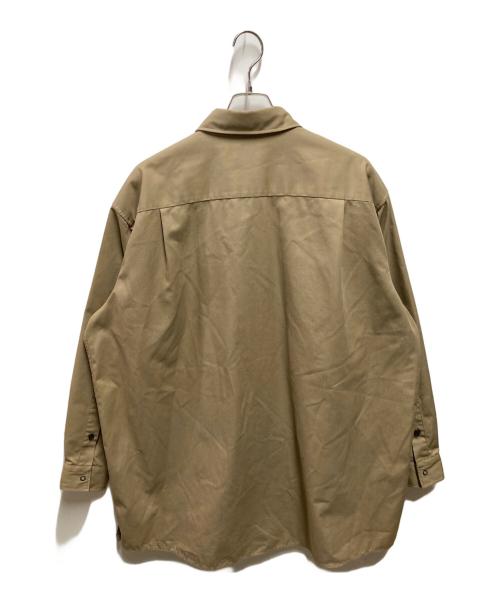 Acne studios（アクネ ストゥディオズ）Acne studios (アクネ ストゥディオズ) オーバーサイズシャツ ベージュ サイズ:48の古着・服飾アイテム