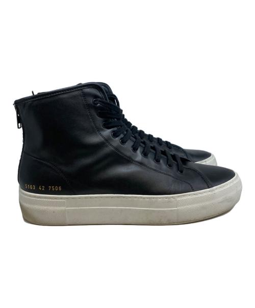 COMMON PROJECTS（コモンプロジェクツ）COMMON PROJECTS (コモンプロジェクツ) Tournament ハイカットスニーカー ブラック サイズ:42の古着・服飾アイテム