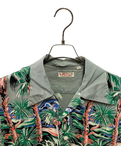 Sun Surf（サンサーフ）Sun Surf (サンサーフ) アロハシャツ グリーン サイズ:Sの古着・服飾アイテム