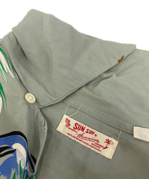 Sun Surf（サンサーフ）Sun Surf (サンサーフ) アロハシャツ グリーン サイズ:Sの古着・服飾アイテム