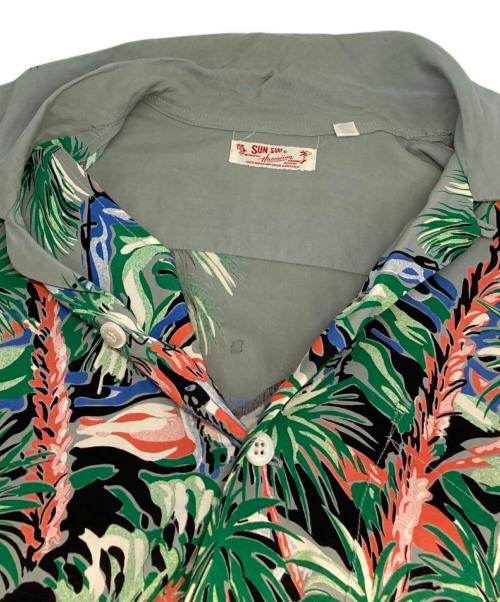 Sun Surf（サンサーフ）Sun Surf (サンサーフ) アロハシャツ グリーン サイズ:Sの古着・服飾アイテム