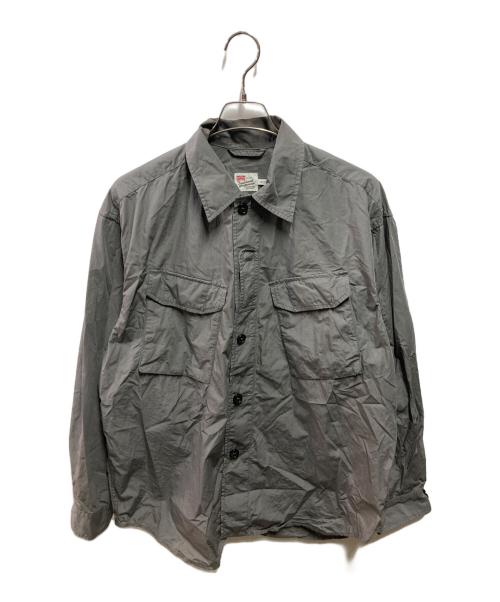 Traditional Weatherwear（トラディショナルウェザーウェア）Traditional Weatherwear (トラディショナルウェザーウェア) SHIRT 004 グレー サイズ:Mの古着・服飾アイテム