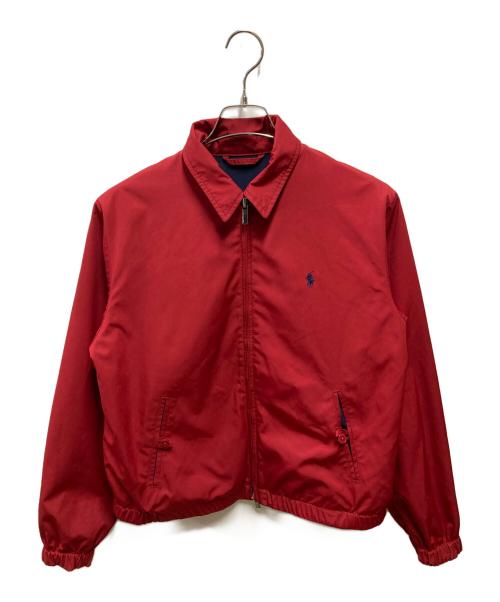 Ralph Lauren POLO GOLF（ラルフローレンポロゴルフ）Ralph Lauren POLO GOLF (ラルフローレンポロゴルフ) リバーシブルジャケット ネイビー×レッド サイズ:11の古着・服飾アイテム