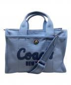 COACHコーチ）の古着「カーゴ トート 26」｜インディゴ