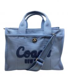 COACH（コーチ）の古着「カーゴ トート 26」｜インディゴ