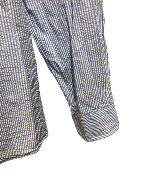 RALPH LAUREN（ラルフローレン）RALPH LAUREN (ラルフローレン) シアサッカーシャツ ブルー サイズ:ＸＳの古着・服飾アイテム