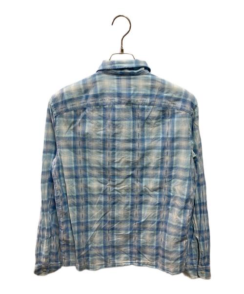 RRL（ダブルアールエル）RRL (ダブルアールエル) オープンカラーシャツ ブルー サイズ:Sの古着・服飾アイテム