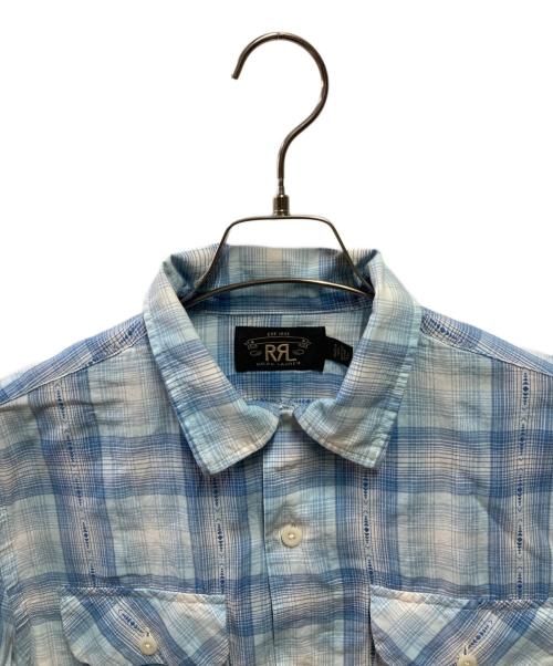 RRL（ダブルアールエル）RRL (ダブルアールエル) オープンカラーシャツ ブルー サイズ:Sの古着・服飾アイテム