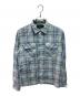 RRL（ダブルアールエル）の古着「オープンカラーシャツ」｜ブルー