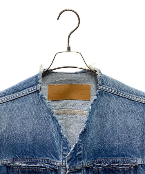 INSCRIRE（アンスクリア）INSCRIRE (アンスクリア) デニムベスト インディゴ サイズ:38の古着・服飾アイテム