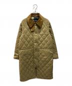 Barbourバブアー）の古着「Tiffany キルティング コート」｜ベージュ