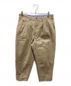 BEAMS PLUSビームスプラス）の古着「2 Pleats Trousers Twill」｜ベージュ