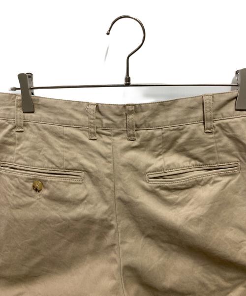 BEAMS PLUS（ビームスプラス）BEAMS PLUS (ビームスプラス) 2 Pleats Trousers Twill ベージュ サイズ:Ｍの古着・服飾アイテム