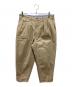 BEAMS PLUS（ビームスプラス）の古着「2 Pleats Trousers Twill」｜ベージュ