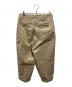BEAMS PLUS (ビームスプラス) 2 Pleats Trousers Twill ベージュ サイズ:Ｍ：7000円
