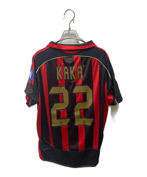 adidas（アディダス）adidas (アディダス) A.C.MILAN ゲームシャツ レッド サイズ:４XLの古着・服飾アイテム