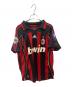 adidas（アディダス）の古着「A.C.MILAN ゲームシャツ」｜レッド
