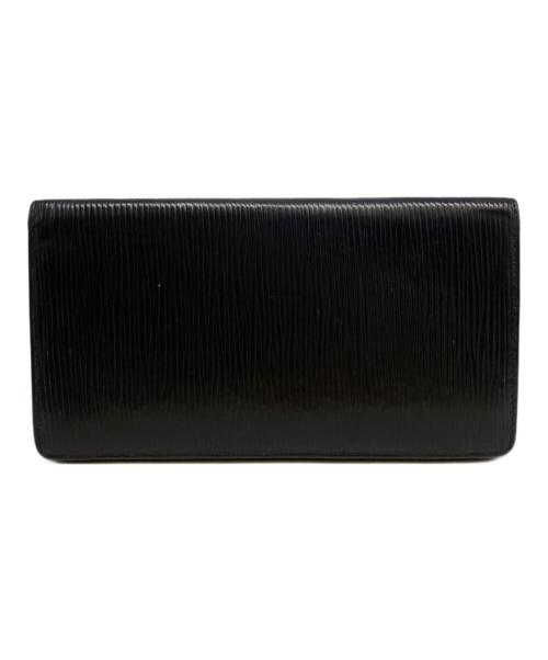 LOUIS VUITTON（ルイ ヴィトン）LOUIS VUITTON (ルイ ヴィトン) 札入れ ブラックの古着・服飾アイテム