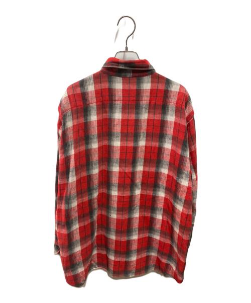 Pilgrim（ピルグリム）Pilgrim (ピルグリム) 60's コットンネルシャツ レッド サイズ: 16-161/2の古着・服飾アイテム