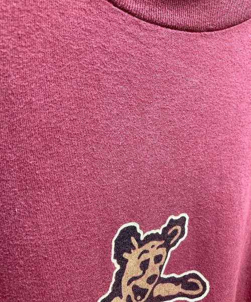 stussy（ステューシー）stussy (ステューシー) 80’s Bear Design Tee レッド サイズ:Ｌの古着・服飾アイテム