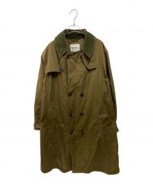 Barbour×BEAMS F（バブアー×ビームスエフ）の古着「WHITLEY トレンチコート」｜グリーン