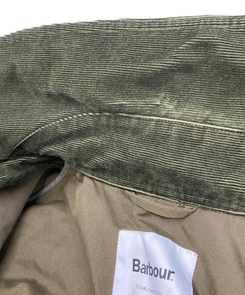 Barbour（バブアー）Barbour (バブアー) BEAMS F (ビームスエフ) WHITLEY トレンチコート グリーン サイズ:42の古着・服飾アイテム