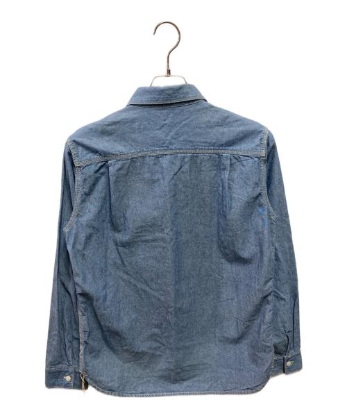 FIVE BROTHER（ファイブブラザー）FIVE BROTHER (ファイブブラザー) シャンブレーシャツ インディゴ サイズ:Sの古着・服飾アイテム