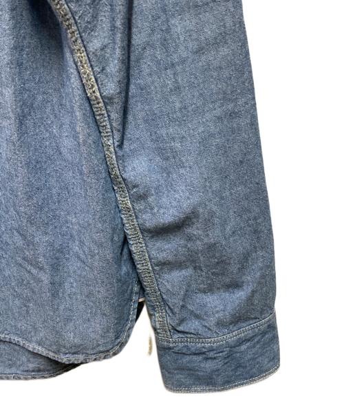 FIVE BROTHER（ファイブブラザー）FIVE BROTHER (ファイブブラザー) シャンブレーシャツ インディゴ サイズ:Sの古着・服飾アイテム