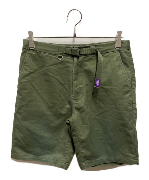 THE NORTHFACE PURPLELABEL（ザ・ノースフェイス パープルレーベル）THE NORTHFACE PURPLELABEL (ザ・ノースフェイス パープルレーベル) ハーフパンツ グリーン サイズ:30の古着・服飾アイテム