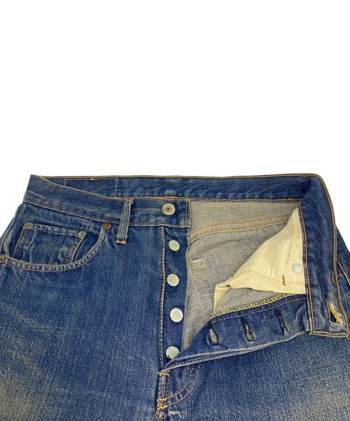 LEVI'S（リーバイス）LEVI'S (リーバイス) 60～70's 501 BIG E デニムパンツ ボタン裏6 足長R 並行ステッチ 不均等V インディゴ サイズ:W30×L32の古着・服飾アイテム